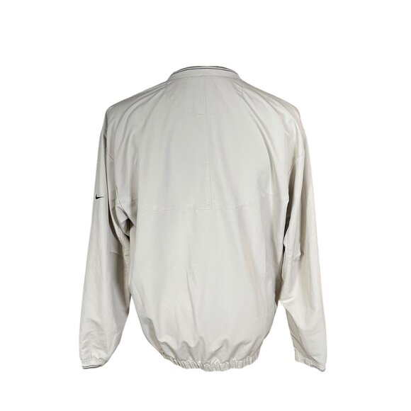 Nike Golf Men's Beige Long Sleeve V-Neck Pullover Jacket Large Kings Kia - Picture 9 of 10